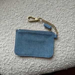 Stoney Clover Lane Keychain Wallet Denim